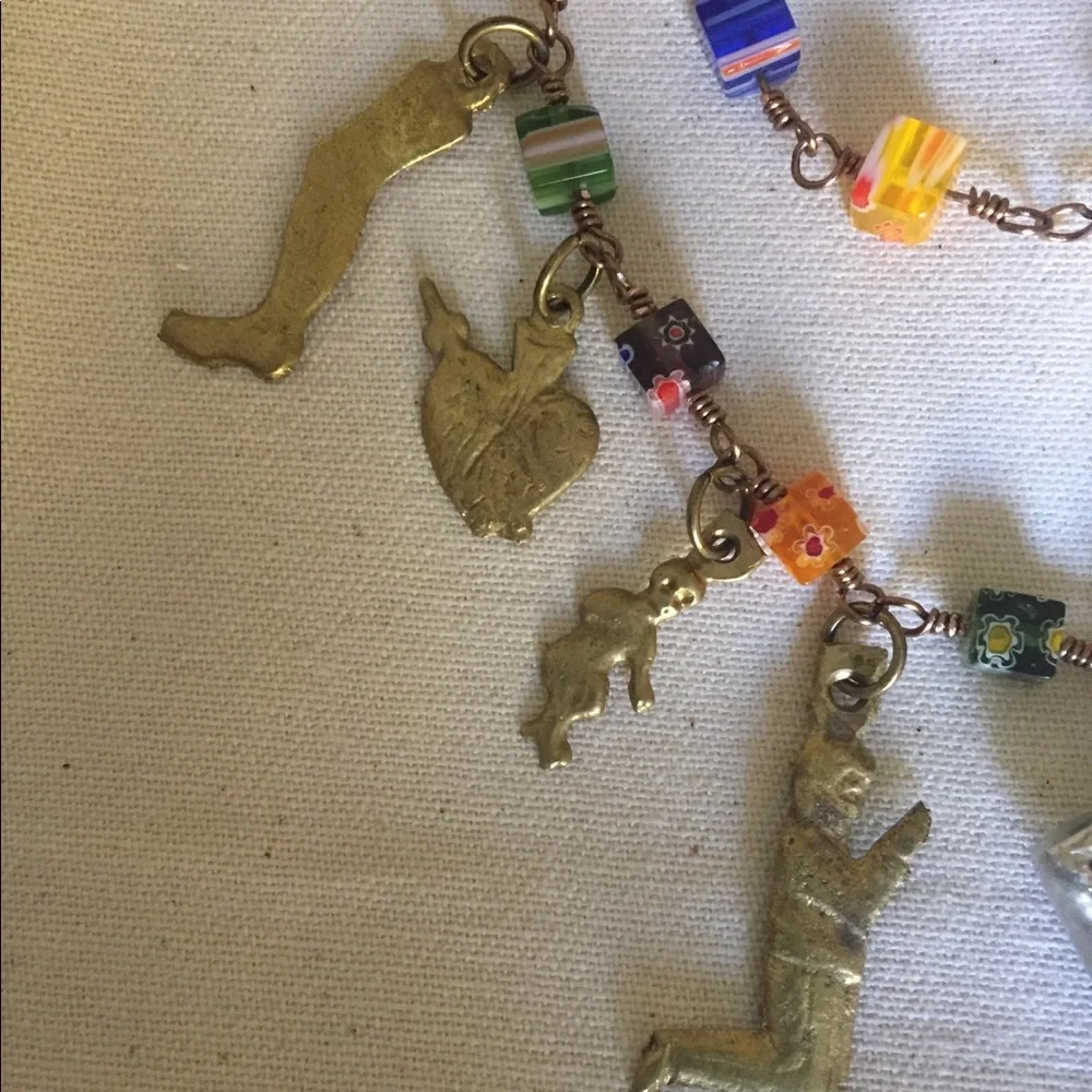 Frida Kahlo Handmade Milagros Necklace Mex… - Picture 4 of 7